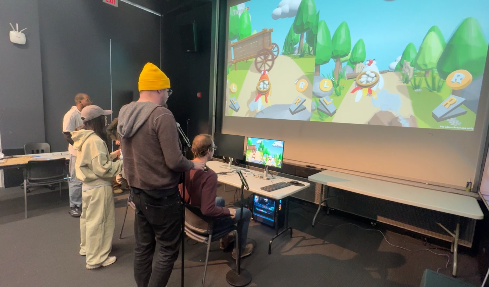 Playtest showcase session