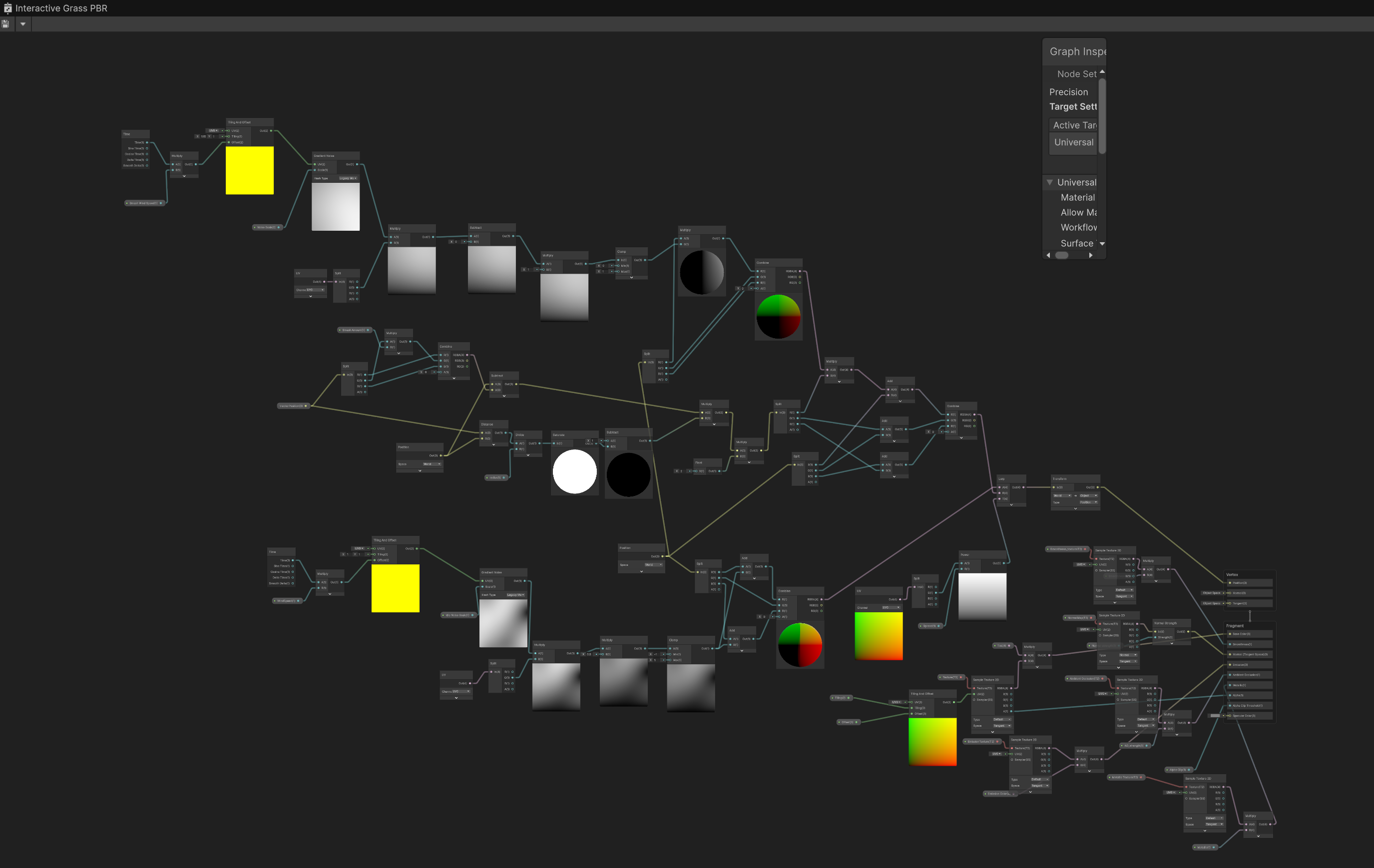 Interactive Grass PBR Shader
